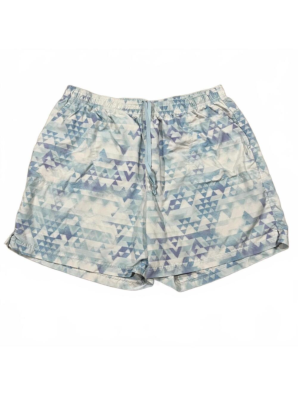 Columbia Womens Sandy River II Shorts 6” Blue Geometric Printed Size 1X